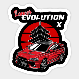 Lancer Evolution X Sticker